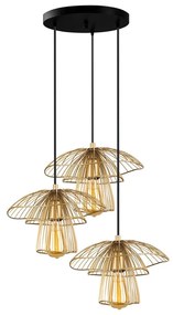 Висяща лампа в златист цвят, височина 117 cm Root - Squid Lighting