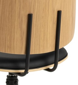 Черен трапезен стол Owen – Actona