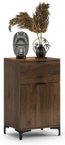 Скрин ЛАНА K-50S Елегантен Орех - СТОЯЩ ШКАФ С ЧЕКМЕДЖЕ