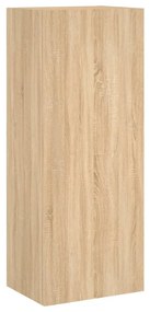 836933 vidaXL ТB стенен шкаф, сонома дъб, 40,5x30x102 см, инженерно дърво