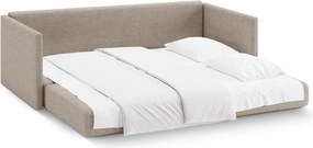 Светлокафяв шенилов сгъваем диван 209 cm Shannon – Cosmopolitan Design