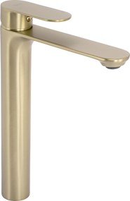 Смесител за мивка Rea Drop Brush Gold High