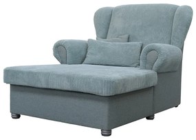 Сиво-синьо кресло от рипсено кадифе Lord – Ropez