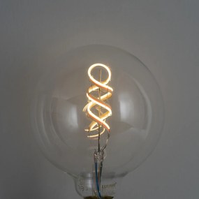 Комплект от 5 Интелигентни димируеми LED крушки E27 G125 RGBW 4W 250lm 2700K