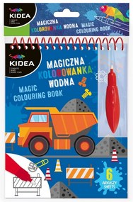 Kidea - Truck книжка за оцветяване с вода