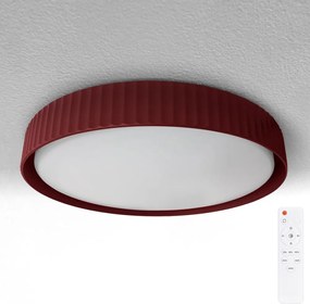 Brilagi-LED Димируемо таванно осветително тяло LUCIA LED/48W/230V Ø 41 cm червено + дистанционно управление