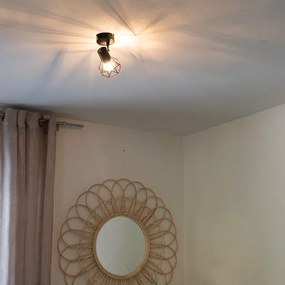 Интелигентен прожектор черен въртящ се и наклоняващ се с WiFi P45 - Mosh