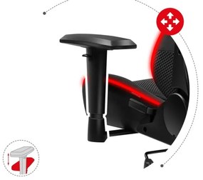 Стол за игри Gaming Huzaro Force 6.2 Mesh RGB