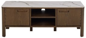 Кафява маса за телевизор от декор от дъб 120x45x40 cm Southampton – Actona