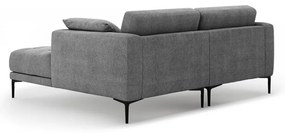 Сив ъглов диван (десен ъгъл) Bemy – Micadoni