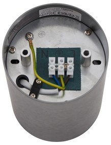 Модерен вграден прожектор тъмно сив GU10 50mm - Deep