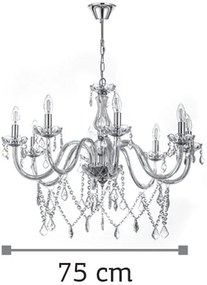 Плафон InLight 5314-8 Полилей-Transparent