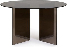 Стъклена кръгла трапезна маса ø 130 cm Iride – Bizzotto