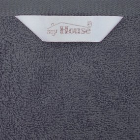 Сива памучна кърпа 140x70 cm Darwin - My House