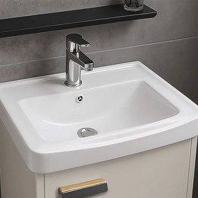 Комплект мебели за баня с мивка Molly 40cm Beige