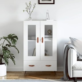 Sonata H Висок шкаф, бял, 69,5x31x115 см, инженерно дърво
