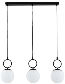 Пендел SITRO 3xE14/10W/230V черен/бял