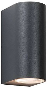 Zambelis E122 - Екстериорен аплик 2xGU10/15W/230V IP54 антрацит