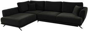 Ъглов диван Larde-Left-Black