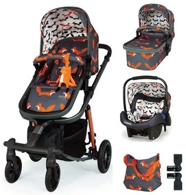 Бебешка количка 3в1 Giggle Quad Charcoal Mister Fox COSATTO