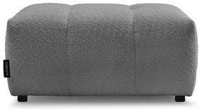 Сива табуретка от прежда с примки от букле Roxelane – Bobochic Paris