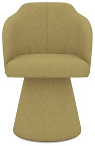 Тапициран трапезен стол в цвят горчица Kanoa – Makamii