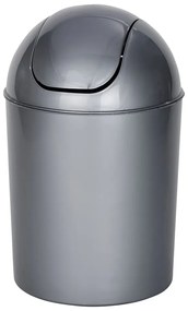 Сиво пластмасово кошче за боклук 6 l Economic – Wenko