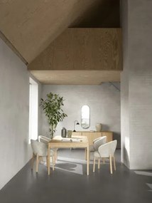 ДЕБОРА Бежово (тъкан Juto 4)/рамка лакиран дъб - ДЪРВЕН СТОЛ ЗА ДНЕВНА, ТРАПЕЗАРИЯ, ОФИС, РЕТРО