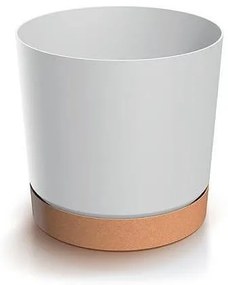 Саксия Prosperplast Tubo PM S449, 18 см, Бял