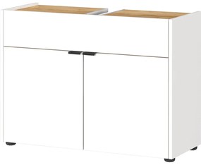 Бял шкаф за мивка 80x60 cm Forano – Germania