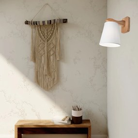 Дървена стенна лампа Дъб - LAMKUR