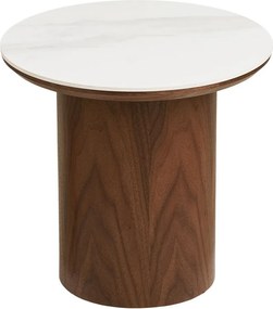 Кръгла странична масичка с керамичен плот ø 40 cm Noli – House Nordic