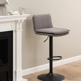 Сиви въртящи се бар столове в комплект от 2 броя 107 см Flynn - Actona