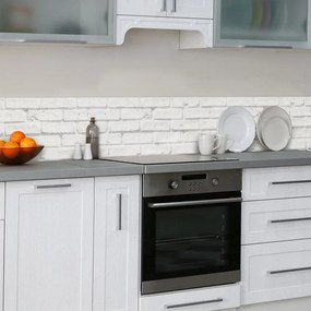 Kitchen wall protection edging White Bricks