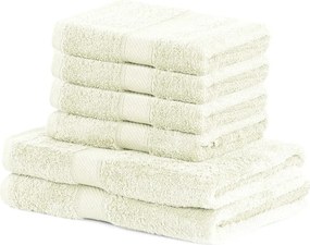 Комплект от 2 светлобежови кърпи и 4 кърпи Ecru Bamby - DecoKing