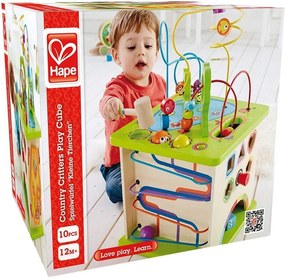 Hape - Занимателна игра - куб със спирали H1810