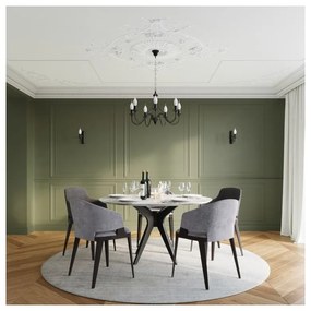 Черна висяща лампа 5 Fiorano - Sollux