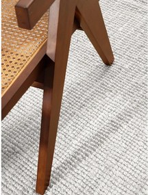 Светлосив двустранен ръчно изработен ютен кръгъл килим ø 200 cm Bouclé Jaipur – Hanse Home