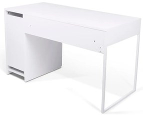 Бяла работна маса Prado - TemaHome