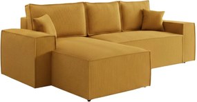 Ъглов диван Malaga mini I-Moustardi-Left