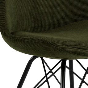 Тъмнозелен трапезен стол Eris - Actona