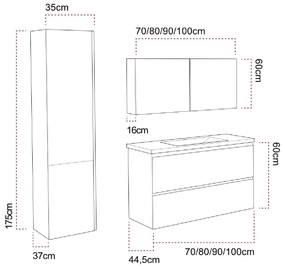 Комплект за баня Sanitec Alba D