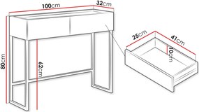 Тоалетка Como-Кашмир