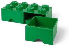 Зелена кутия за съхранение с 2 чекмеджета - LEGO®