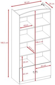 Етажерка за книги Babydreams-Mple