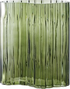 Зелена стъклена ваза (височина 26,5 cm) – House Nordic