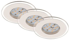 Briloner 7257-036 - К-кт 3x LED Лампа за баня ATTACH LED/4,5W/230V IP44