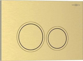Mexen Tex 01 златен четкан бутон за промиване - 6101-11