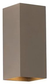 Searchlight 24126LT - Стенно осветително тяло DON 2xGU10/10W/230V кафяво