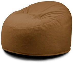 Кафяв детски пуф от букле Om 85 – SLOWDOWN